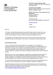 Letter to the Grenfell community on progress of the environmental checks programme: 15 March 2019