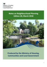 Notes on neighbourhood planning. Edition 20