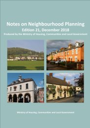 Notes on neighbourhood planning. Edition 21