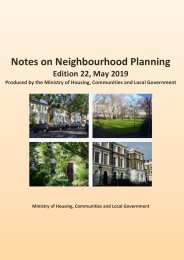 Notes on neighbourhood planning. Edition 22