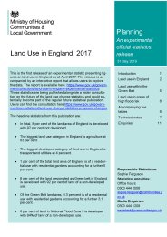 Land use in England, 2017