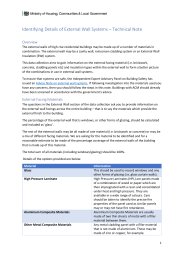 Identifying details of external wall systems - technical note