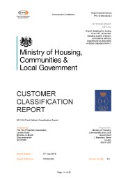 Customer classification report - BR 135 (third edition) classification report
