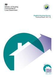 English housing survey. Technical report, 2017-18