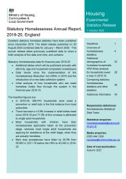Statutory homelessness annual report, 2019-20, England