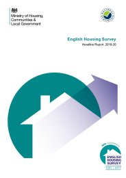 English housing survey. Headline report, 2019-20