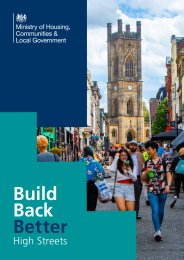 Build back better high streets