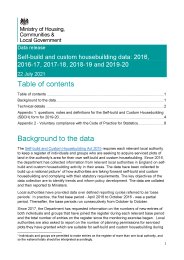 Self-build and custom housebuilding data: 2016, 2016-17, 2017-18, 2018-19 and 2019-20
