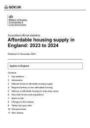 Affordable housing supply in England: 2023 to 2024