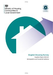 English housing survey. Headline report 2023-24: demographics and household resilience