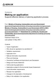 Making an application