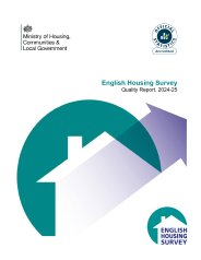 English housing survey. Quality report, 2024-25