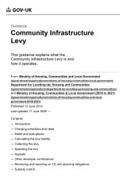 Community infrastructure levy