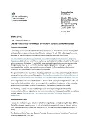 Update on planning committees, biodiversity net gain and planning fees