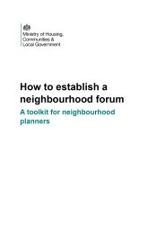 How to establish a neighbourhood forum. A toolkit for neighbourhood planners