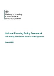 National planning policy framework. Plan-making and national decision-making policies