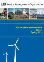 Marine planning newsletter - issue 1: Spring 2015