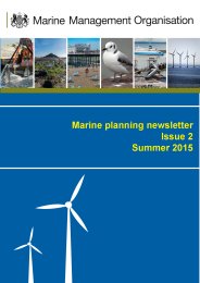 Marine planning newsletter - issue 2: Summer 2015