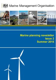 Marine planning newsletter - issue 2: Summer 2015