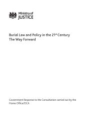 Burial law and policy in the 21st century - the way forward