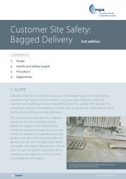 Customer site safety: bagged delivery. 3rd edition