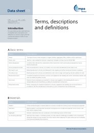 Terms, descriptions and definitions. Issue 6