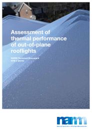 Assessment of thermal performance of out-of-plane rooflights (Withdrawn)
