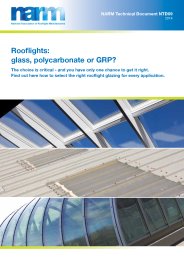 Rooflights - glass, polycarbonate or GRP?