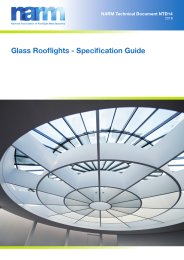 Glass rooflights - specification guide