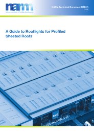 Guide to rooflights for profiled sheeted roofs