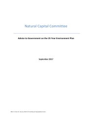 Advice to Government on the 25 year environment plan (revised January 2018)