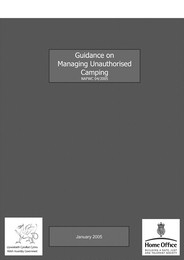 Guidance on managing unauthorised camping