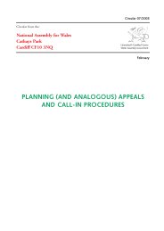 Planning (and analogous) appeals and call-in procedures