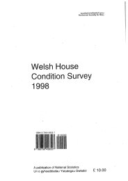 Welsh house condition survey 1998