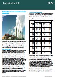 Exhaustion of non-renewable energy resources