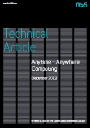 Anytime - anywhere computing