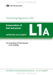 Conservation of fuel and power in new dwellings (2013 edition incorporating 2016 amendments) (For use in England) (Superseded)