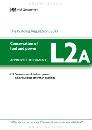 Conservation of fuel and power in new buildings other than dwellings (2013 edition incorporating 2016 amendments) (For use in England) (Superseded)