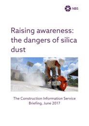 Raising awareness: the dangers of silica dust