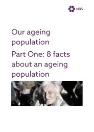 Our ageing population. Part one: 8 facts about an ageing population