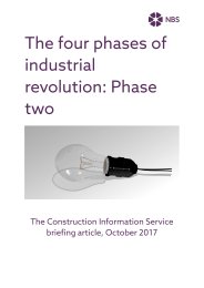 The four phases of industrial revolution: Phase two. Electricity