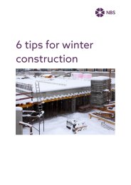 6 tips for winter construction