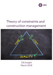 Theory of constraints and construction management