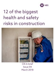 12 of the biggest health and safety risks in construction