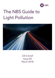 NBS guide to light pollution