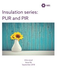 Insulation series: PUR and PIR