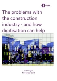 The problems with the construction industry - and how digitisation can help