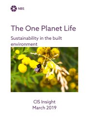 The One Planet Life - sustainability in the built environment