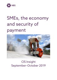 SMEs, the economy and security of payment