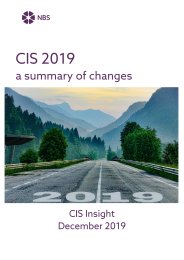 CIS 2019 – a summary of changes